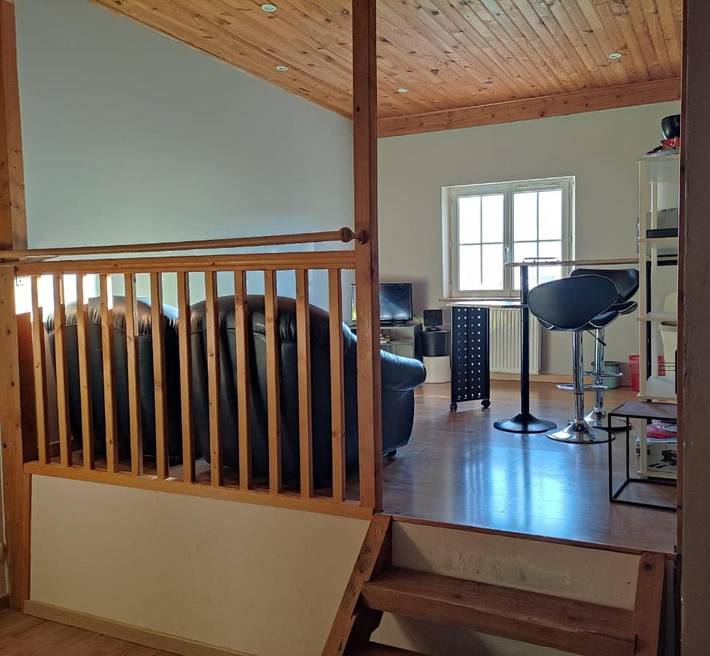 Gîte pour 4 personnes, avec Terrasse ainsi que Jardin et Vue