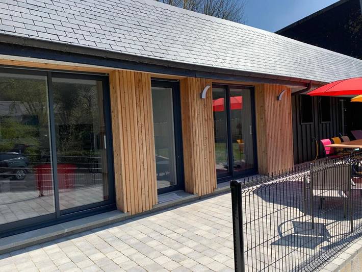 Ferienhaus für 6 Personen, mit Terrasse und Garten sowie Ausblick