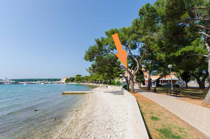 Ferienwohnung für 5 Personen, mit Ausblick und Terrasse in Fazana