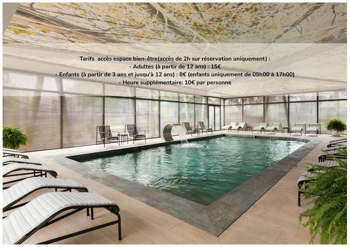Appart’hôtel pour 2 personnes, avec terrasse ainsi que sauna et piscine, animaux acceptés