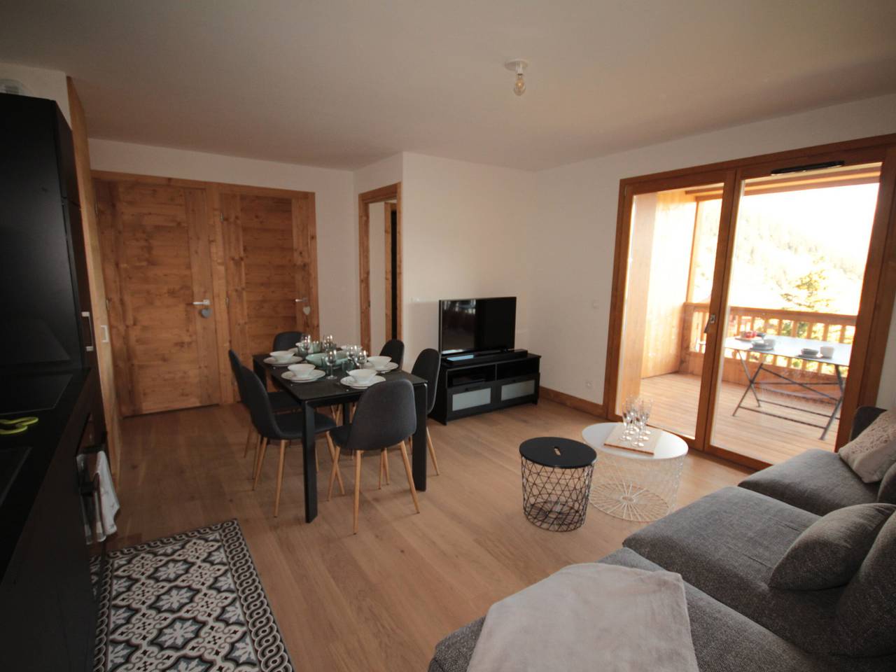 Ganze Wohnung, Les Saisies - Wohnung 6 Pers, Wifi, Parkplatz, neue Ausstattung in Les Saisies, Albertville und Umgebung