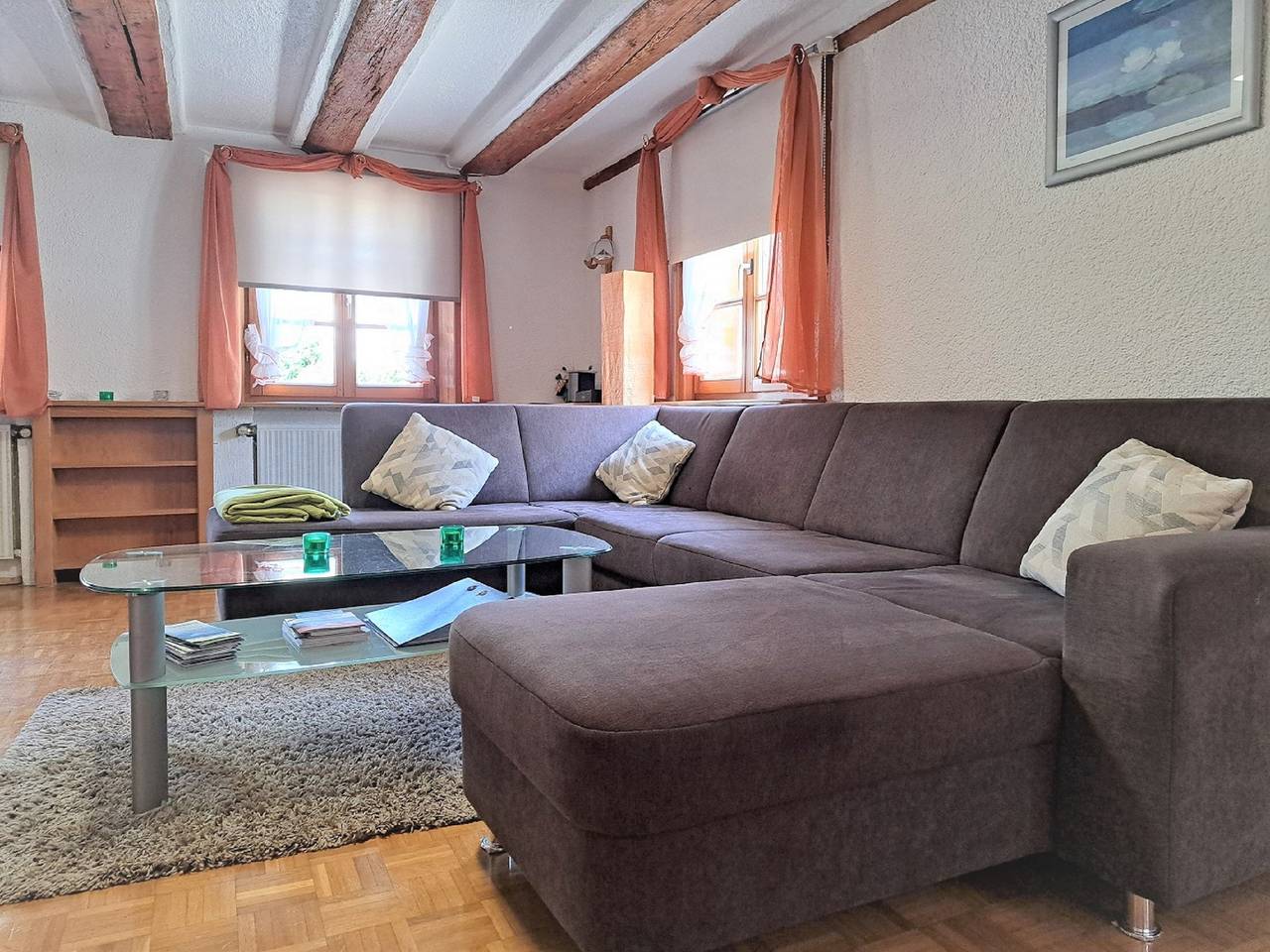 Ganze Ferienwohnung, Ferienwohnungen Dürringer - Ferienwohnung Linzgau, 70qm, 1 Schlafzimmer, max 4 Personen (2 Erw.) in Owingen, Region Bodensee-Oberschwaben