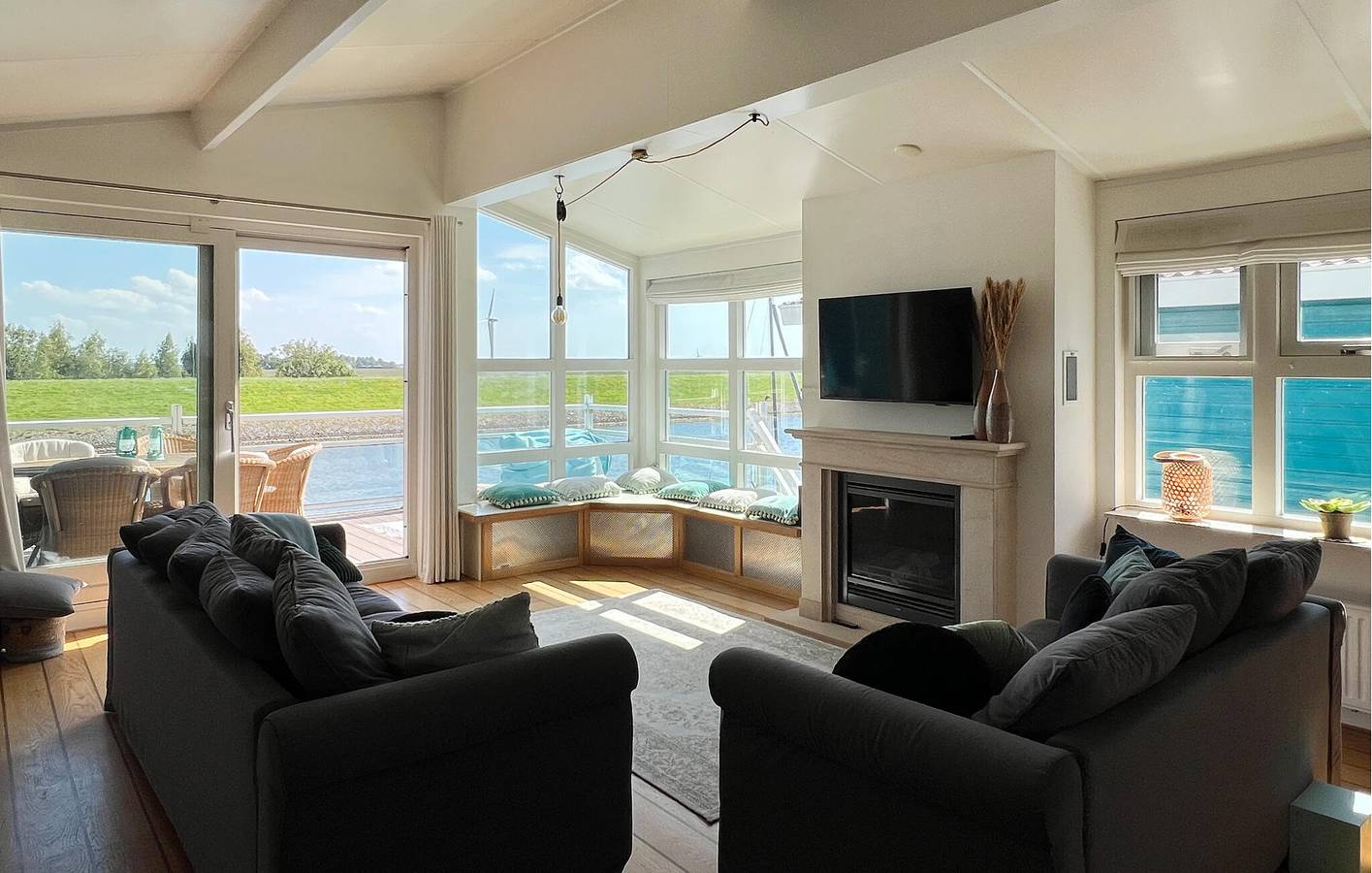 Ferienhaus für 6 Personen mit Ausblick in Workum, Ijsselmeer