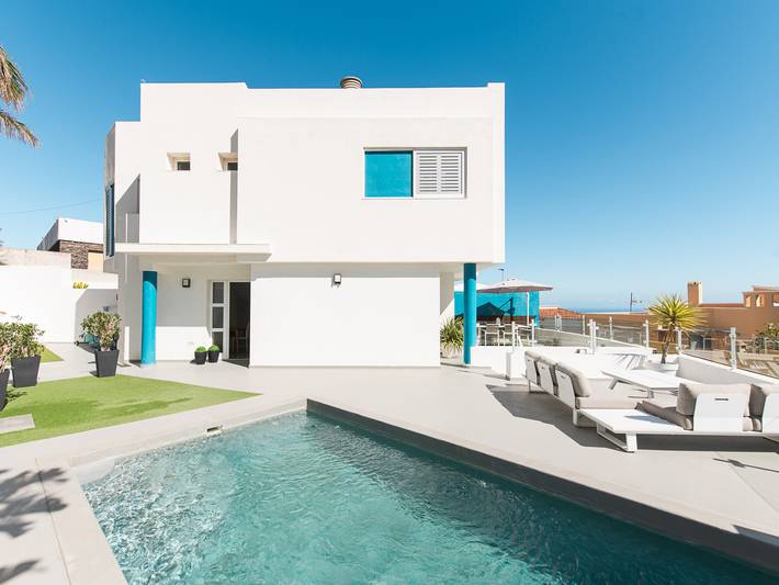 Casa rural para 5 personas, con balcón y jardín en El Rosario