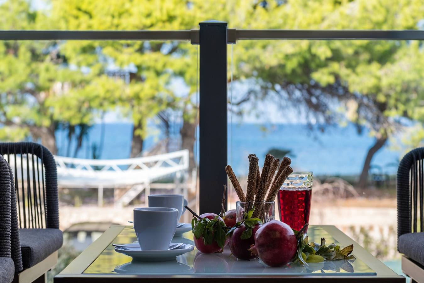 Villa mit Meerblick, Gemeinschaftsgarten und Wlan in Lefkada Stadt, Griechenland