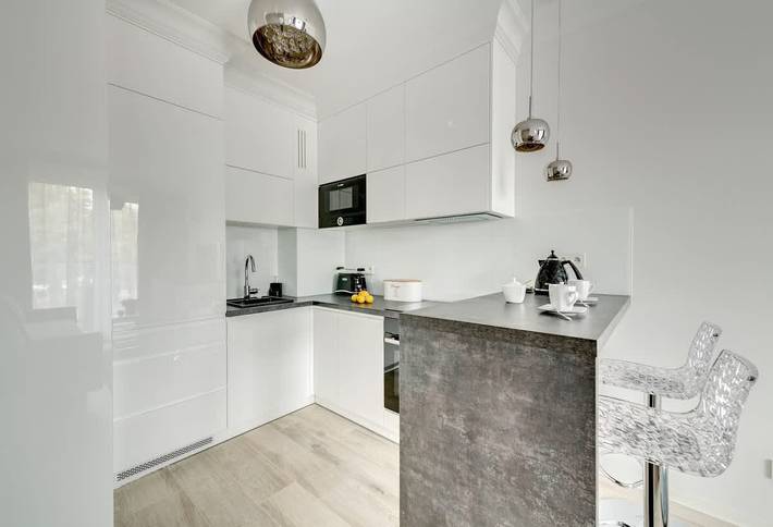 Ganze Wohnung, Stylish Apartment with Balcony | Air Conditioning | Parking in Brzeźno, Danzig