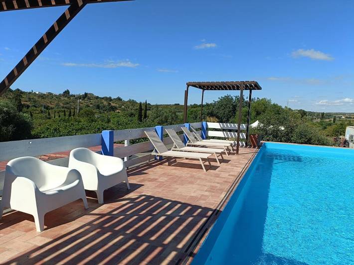 Tente pour 2 personnes, avec piscine ainsi que jardin et vue, adapté aux familles en Algarve - 2