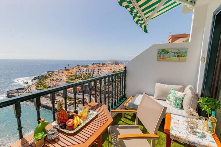 Apartamento para 2 personas, con terraza en Puerto Santiago