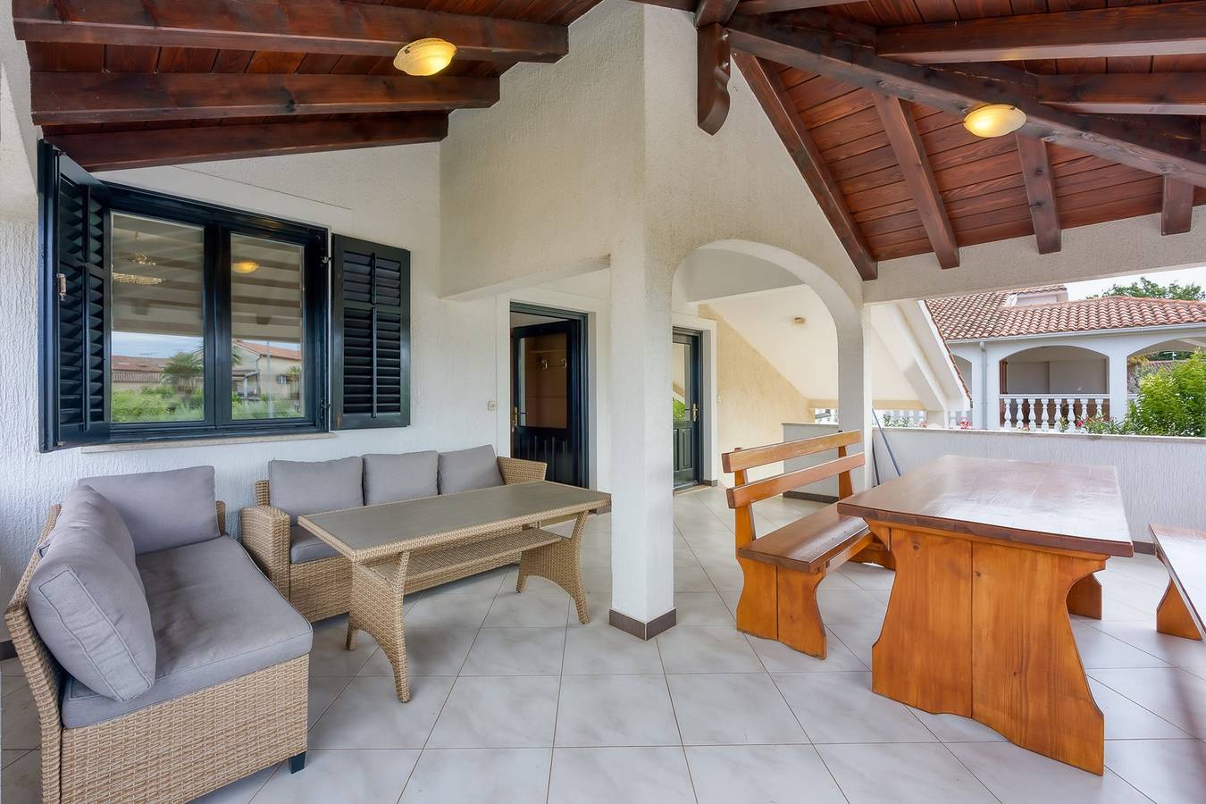 Ganze Wohnung, Apartment Punta V mit Balkon und Meerblick in Mali Maj, Poreč