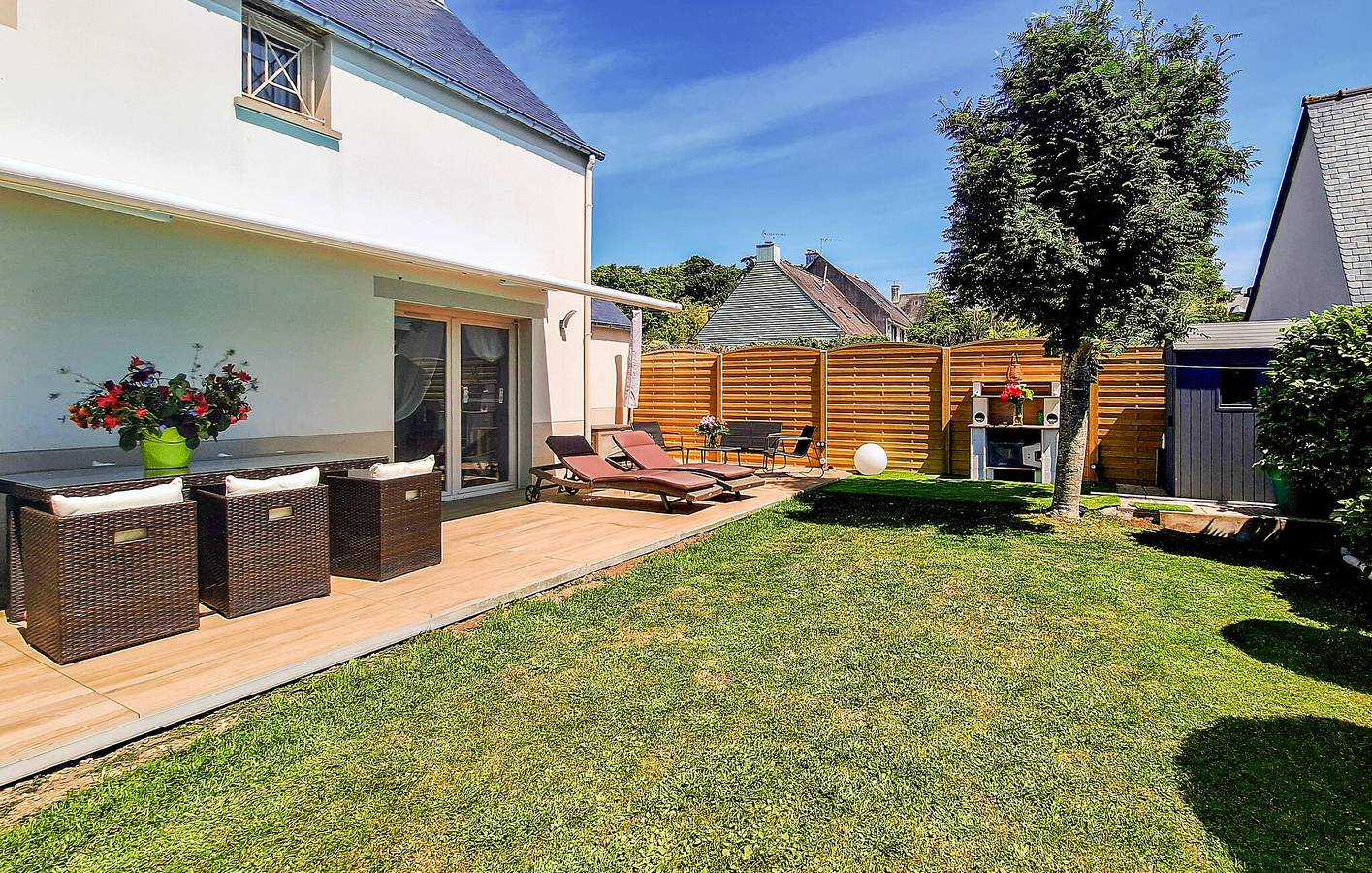 Acogedor apartamento de 90 m2 con aparcamiento, jardín y WiFi in Saint-Malo, Región de Saint-Malo