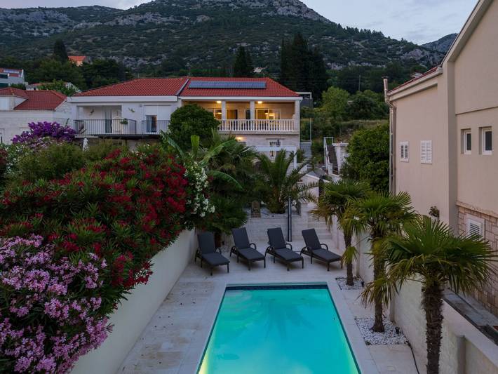 Suartini Viganj mit einem Pool in Viganj, Dubrovnik-Neretva