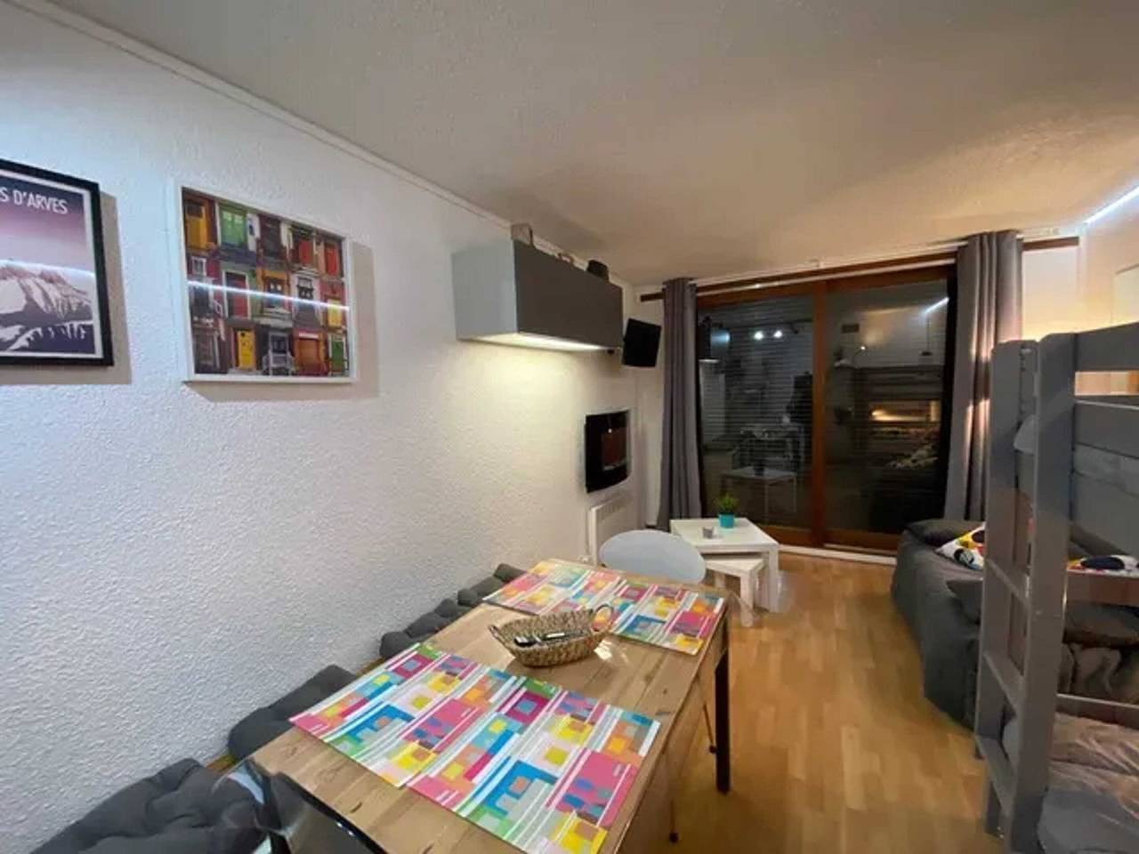 Ganzes Studio, Gemütliches Studio in Villarembert, 22 m², in Pistennähe in Le Corbier, Villarembert