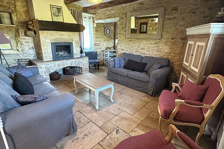 Maison de campagne pour 12 personnes, avec Jardin dans le Gard - 4