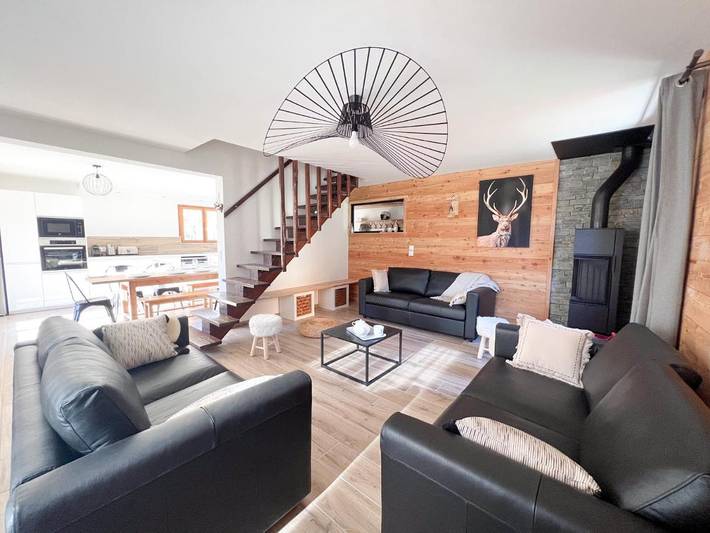 Gîte pour 10 personnes, avec vue et jardin, animaux acceptés à Pelvoux - 3