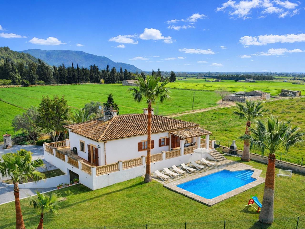 Rustikale Villa in Sa Pobla mit privatem Pool in Crestatx, Sa Pobla