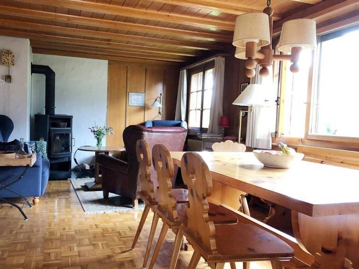Ferienhaus für 7 Personen, mit Balkon/Terrasse und Balkon sowie Garten