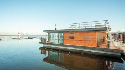 Boot für 4 Personen, mit Terrasse und Seeblick in Sachsen