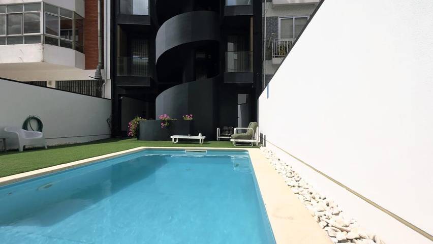 Apartamento de férias para 3 pessoas, com Varanda e Terraço e ainda Jardim and Piscina em Município de Aveiro