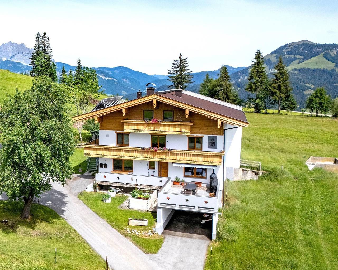 Ganze Ferienwohnung, 3-Raum Appartement für bis zu 4 Personen in Fieberbrunn, Bezirk Kitzbühel