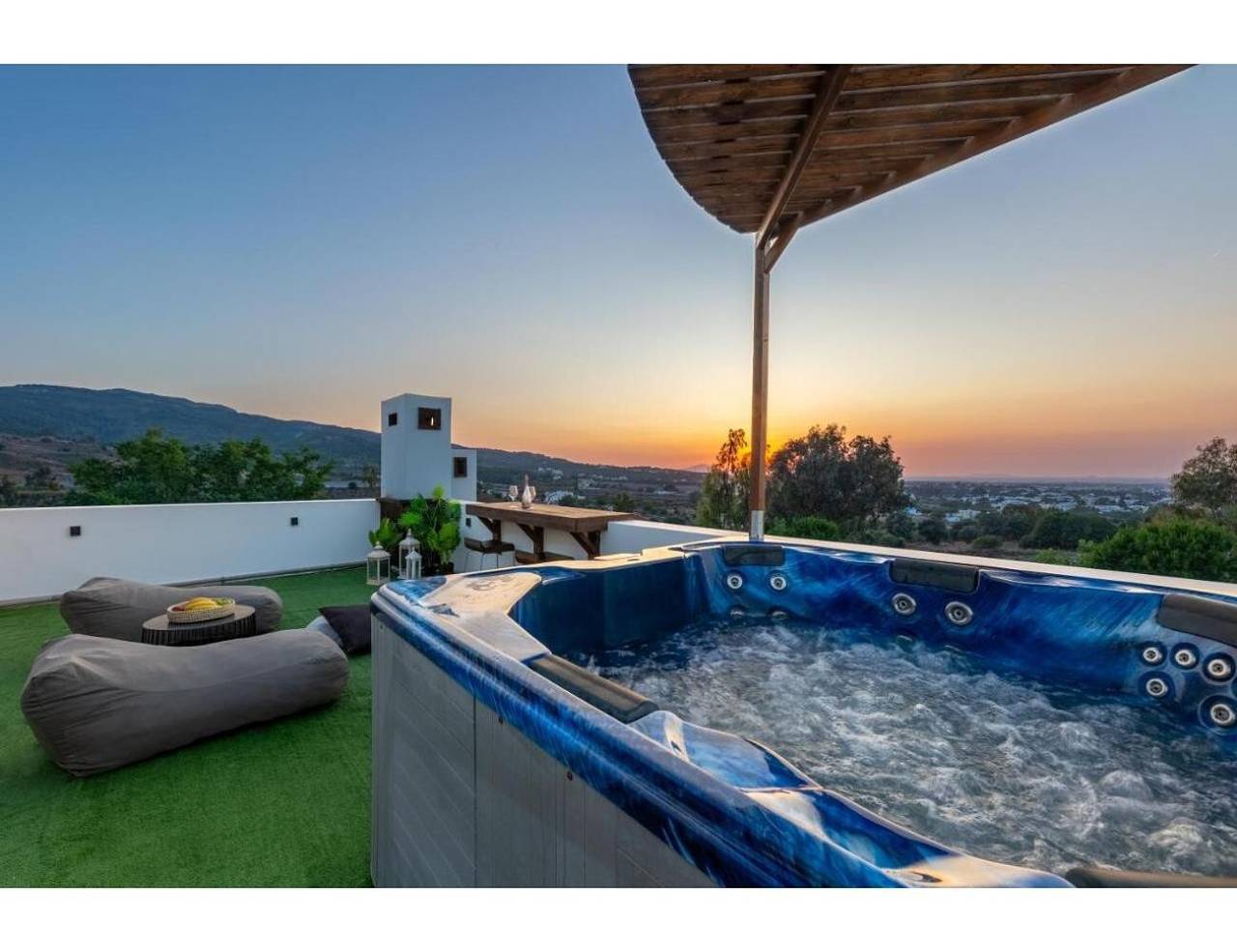 Landhuis 'Casa Natura' met zeezicht, Wi-Fi en airconditioning in Kos
