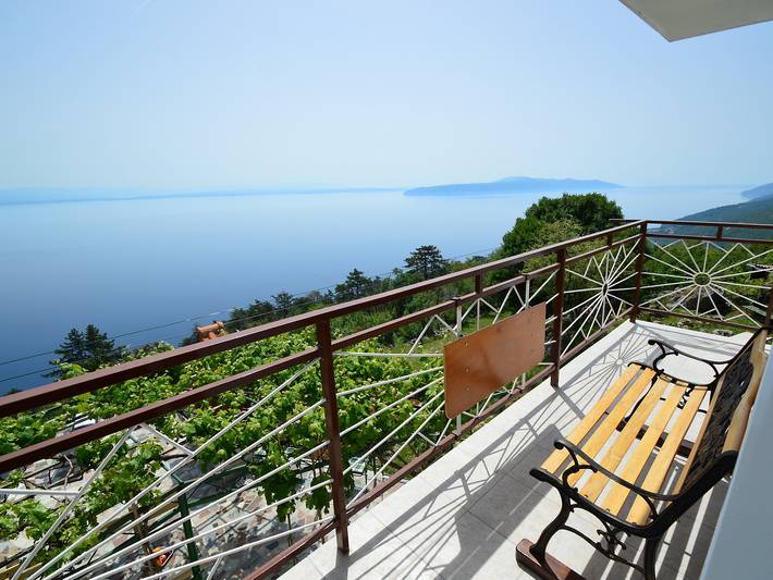 Ferienwohnung für 6 Personen, mit Terrasse und Garten sowie Ausblick in Opatija Riviera - 2