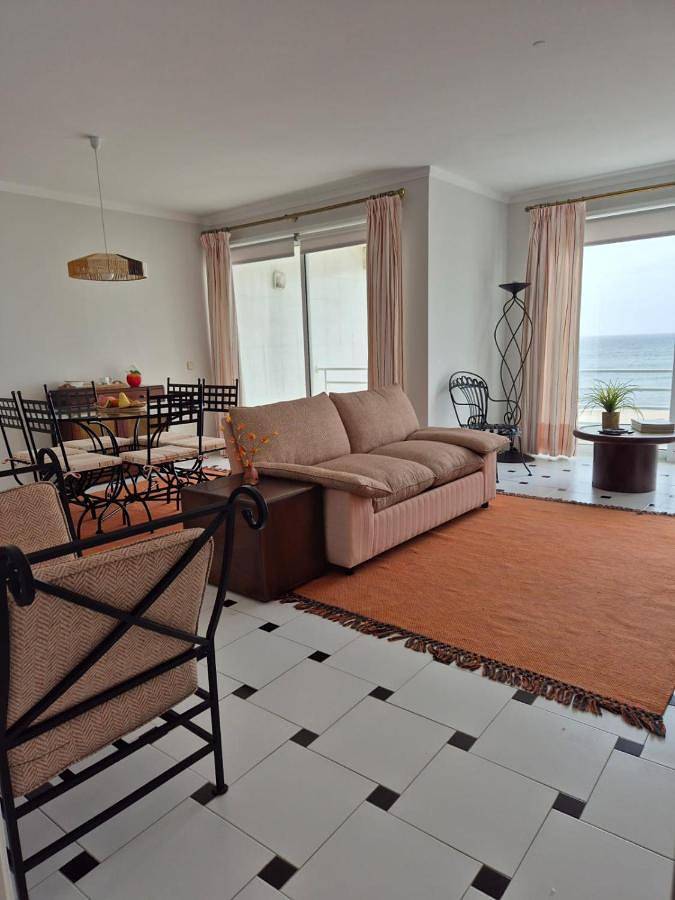 Apartamento de férias para 6 pessoas, com varanda e vista em Moledo