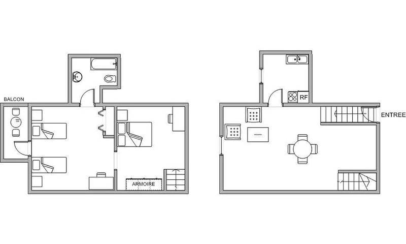 Location de vacances pour 4 personnes, avec terrasse à Moissac-Bellevue