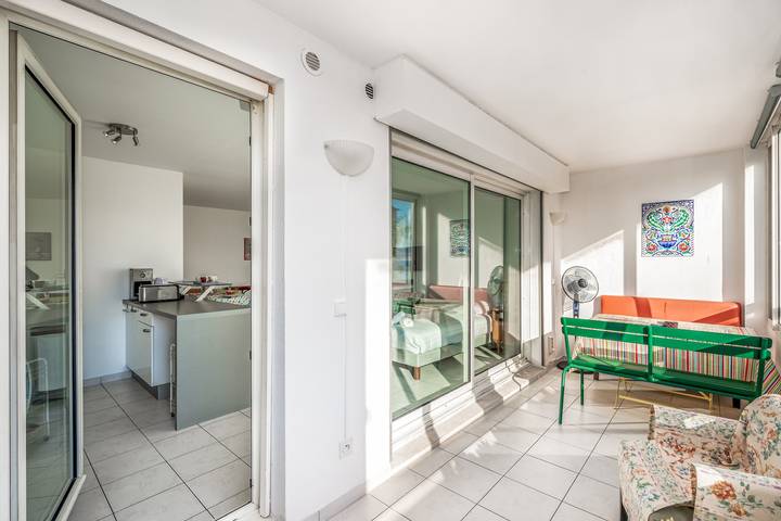Gîte pour 3 personnes, avec Terrasse dans Plage Carras Nice - 3