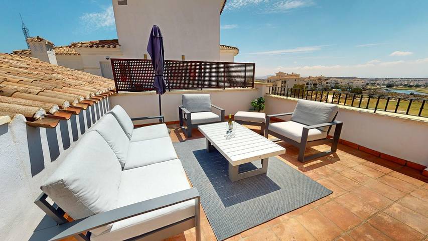 Gîte pour 4 personnes, avec terrasse ainsi que piscine et vue à Murcia - 3