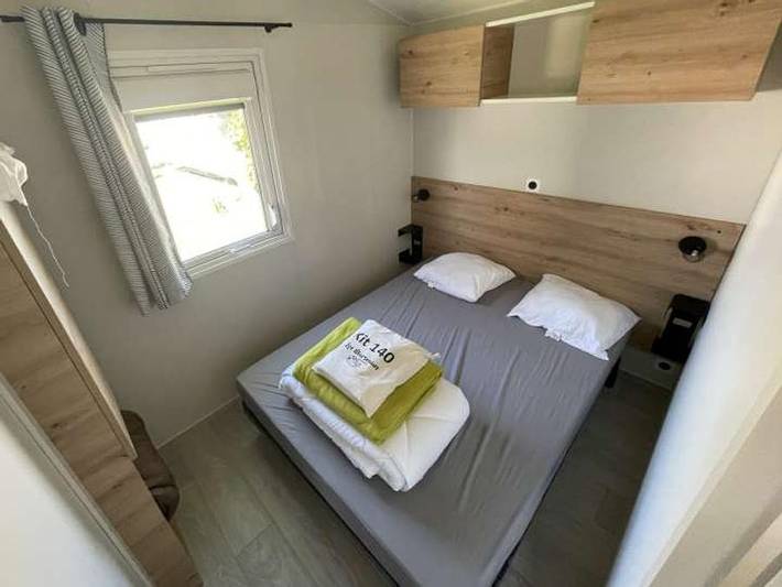 Camping Les Marsouins - Mobilheim 4 personen - Mobilheim 2 Zimmer Komfort in Bretignolles-sur-Mer, Loire-Tal