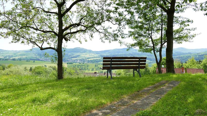Ferienwohnung für 5 Personen, mit Ausblick und Garten in Rhön-Hessen - 3