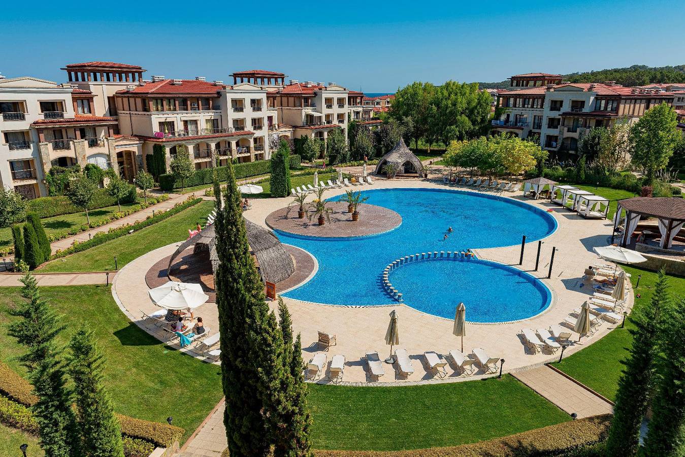 Ganze Ferienwohnung, Ferienwohnung "Green Life 5T10" mit Schwimmbad in Kavatsite Beach, Sozopol