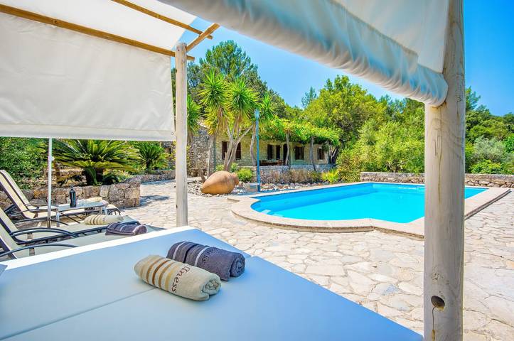 Casa de vacaciones para 4 personas, con Jardín en Campanet