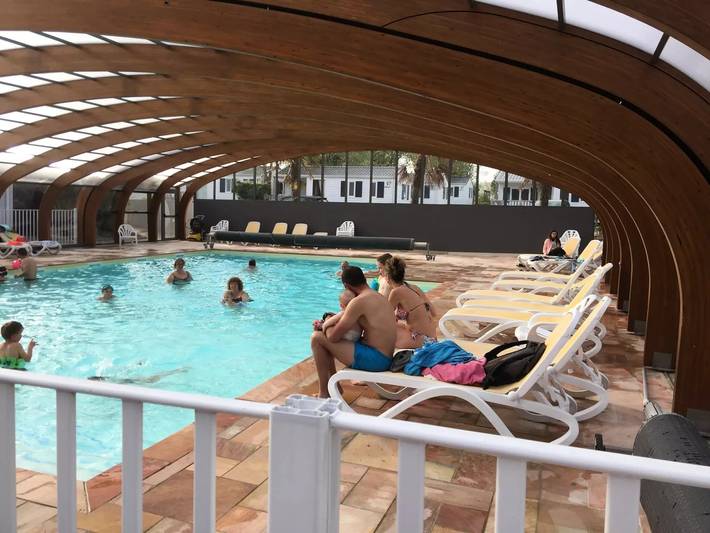 Camping für 3 Personen, mit Terrasse und Pool sowie Sauna in Atlantikküste Frankreich - 4