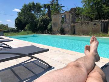 Chambre d’hôte pour 2 personnes, avec jardin et jacuzzi ainsi que piscine et terrasse à Condom