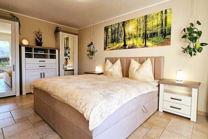 Ferienwohnung für 3 Personen, mit Terrasse und Garten