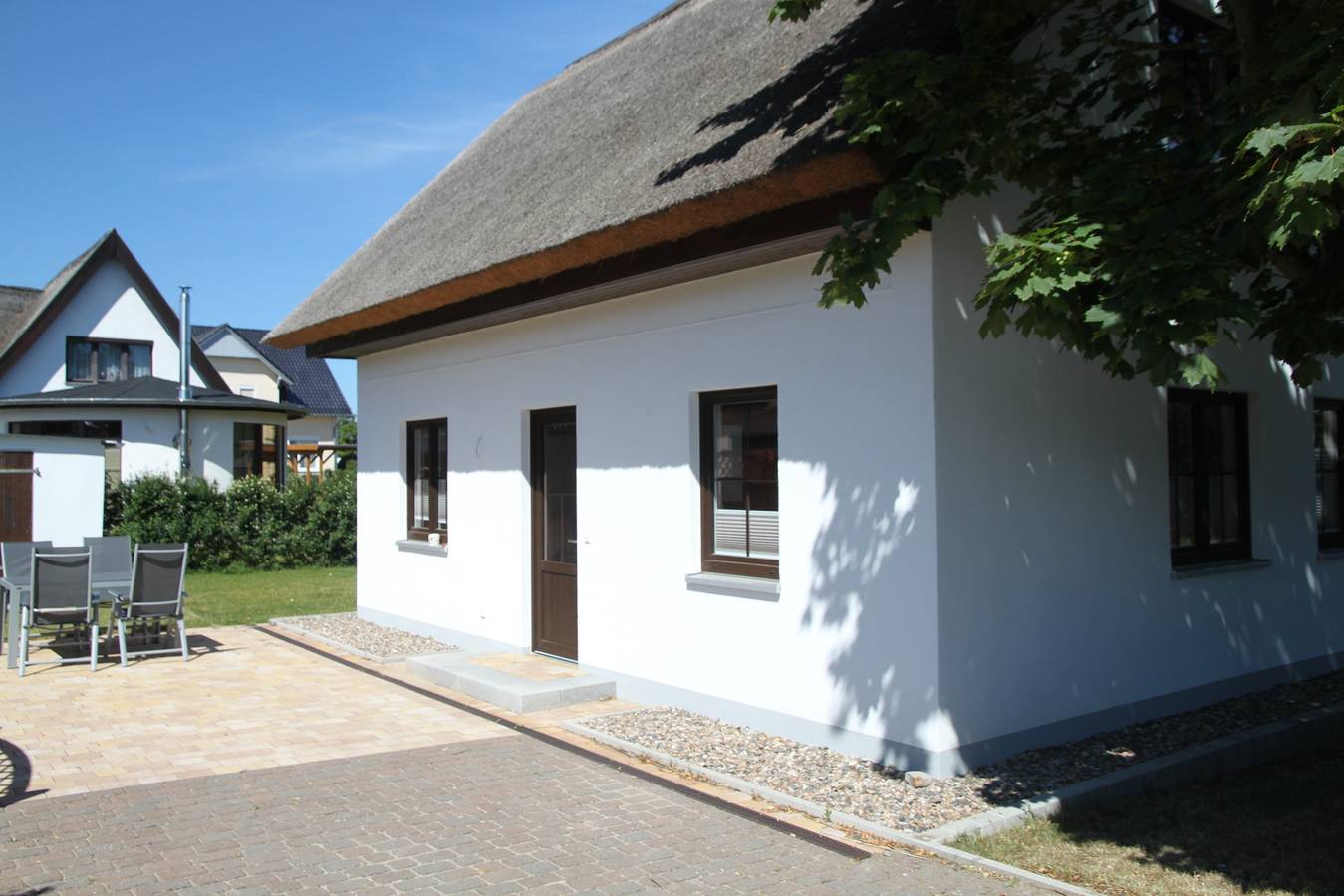 Casa de vacaciones 'Ferienhaus 2' con terraza privada, jardín compartido y Wi-Fi in Lubmin, Vorpommern Greifswald