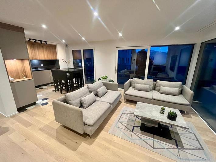 Gîte pour 5 personnes, avec jardin ainsi que vue et vue sur le lac, animaux acceptés à Pully - 2