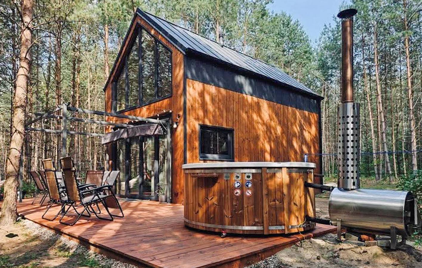 Casa de vacaciones para 4 personas con terraza in Masuria