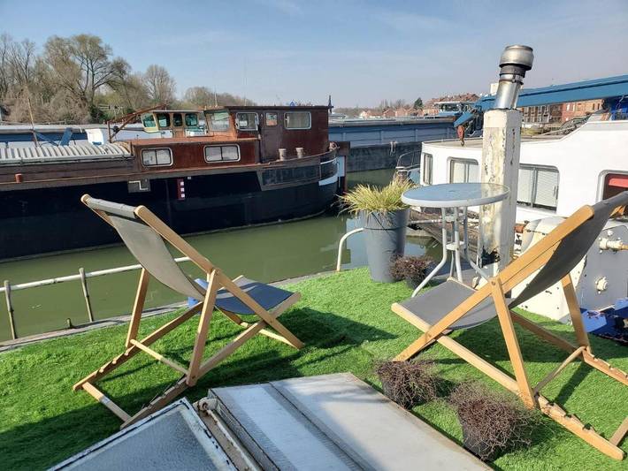 Bateau pour 2 personnes, avec Terrasse et Vue