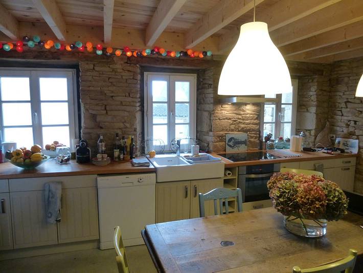 Gîte pour 8 personnes, avec terrasse et jardin, animaux acceptés à Baden (France) - 3