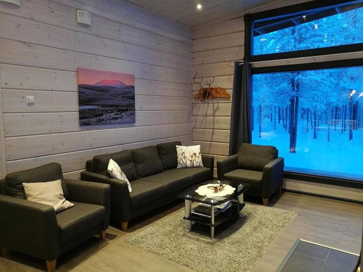 Gîte pour 5 personnes, avec sauna ainsi que vue et jardin dans Laponie - 3