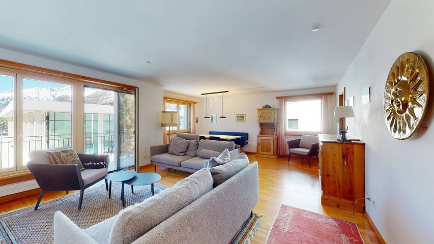 Ferienwohnung für 5 Personen, mit Balkon in St. Moritz
