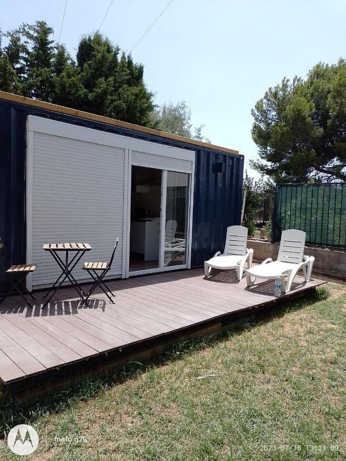 Camping para 2 personas, con Terraza además de Jardín y Vistas en Provincia de Zaragoza