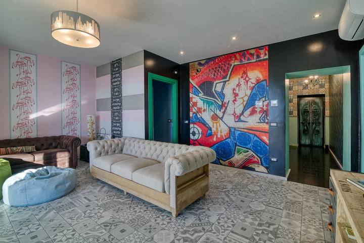 Ferienhaus für 10 Personen, mit Terrasse und Meerblick, kinderfreundlich in San Remo - 4