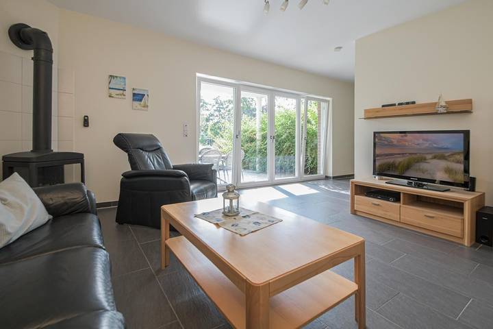 Ferienwohnung für 4 Personen, mit Terrasse und Garten auf Borkum