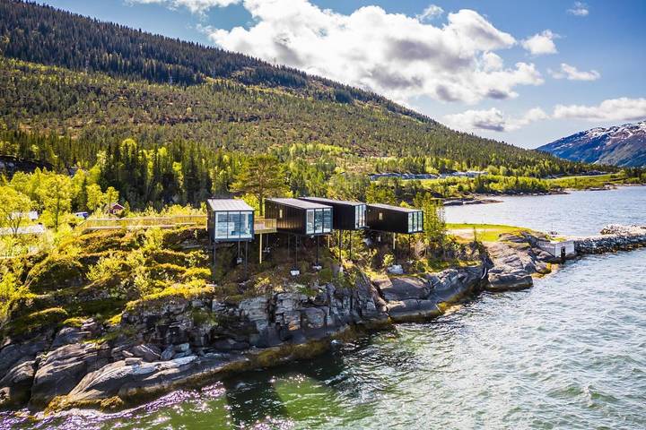 Resort for 2 personer, med Terrasse og Hage i tillegg til Utsikt i Norge