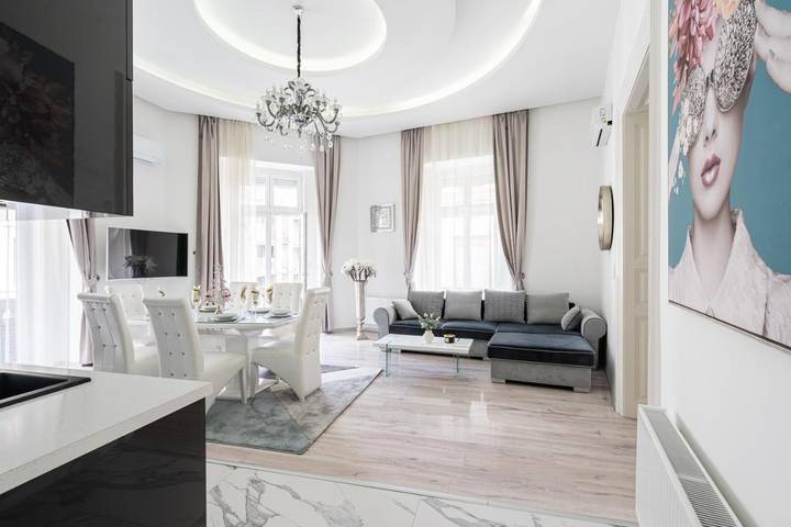 Vakantieappartement voor 5 personen, met terras in Boedapest