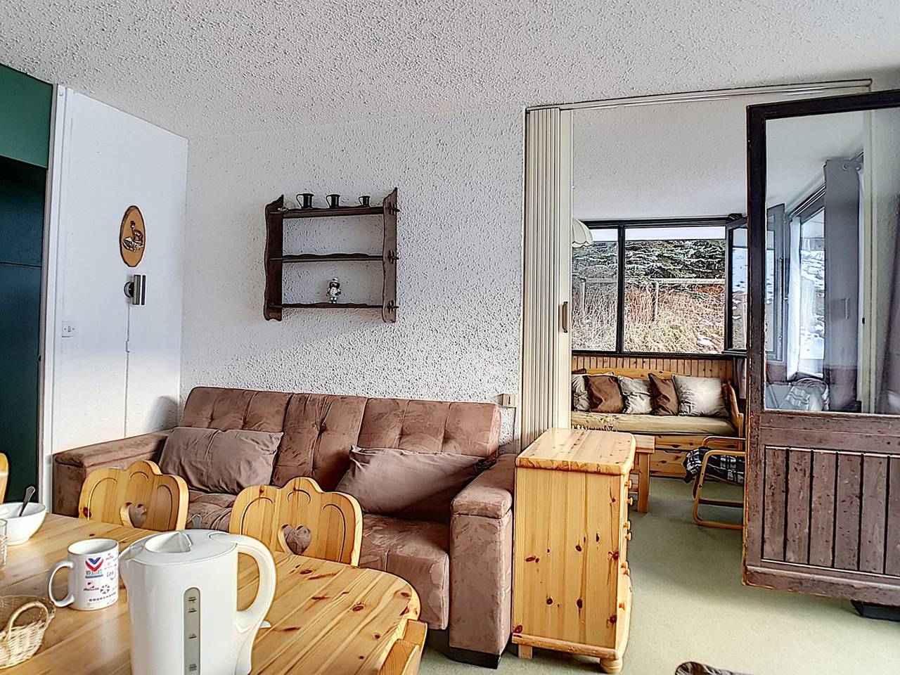 Ganze Wohnung, 3-Zimmer-Wohnung, Ski-in/Ski-out, Balkon, 8 Pers in Les Menuires, Saint-Martin-de-Belleville