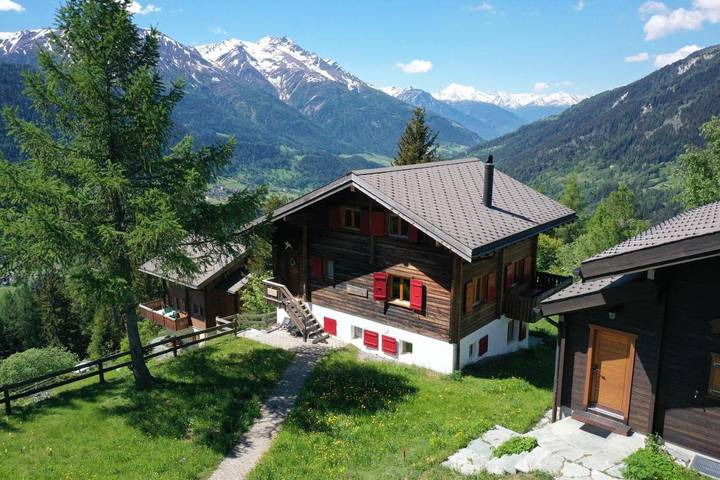 Ferienwohnung für 4 Personen, mit Terrasse und Ausblick